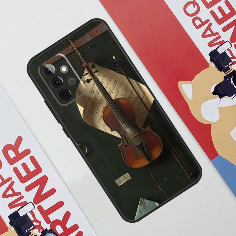 Музыкальный футляр для скрипки для Samsung Galaxy A36 A35 A55 A06 A16 A26 A56 A53 A32 A52 A33 A13 A14 A34 A54 A17 A15