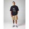 Oversized T Shirt Black Cat Holding Assault Rifle Graphic Print Casual Streetwear Men's Fashion Top Urban Style Daily Wear