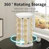 K Cups Pods Carousel Holder 360° Rotating K Cup Storage Organizer Stand Compatible with 40 Keurig Kcup Pods Coffee Pod Storage