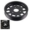A77T-Premium For BMW M52TU M54 Engine Parts Black Anodized Aluminum Power Steering Pulley For BMW E46 E36 E39 E38 X5 E53 Z3