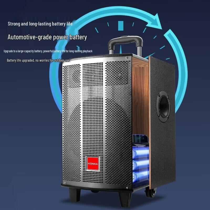 KONKA 8-inch Portable Outdoor KTV Speaker