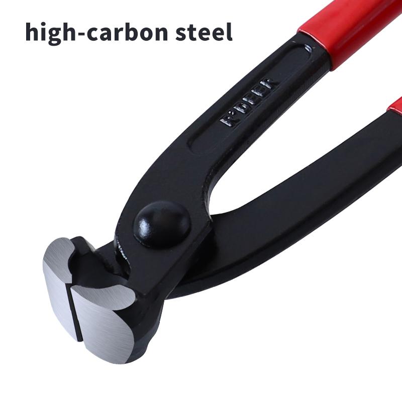 Плоскогубцы с одним ушком 8 дюймов/200 мм из углеродистой стали, клещи-обжимные клещи, гвоздодер для ремонта автомобилей, ручные инструменты