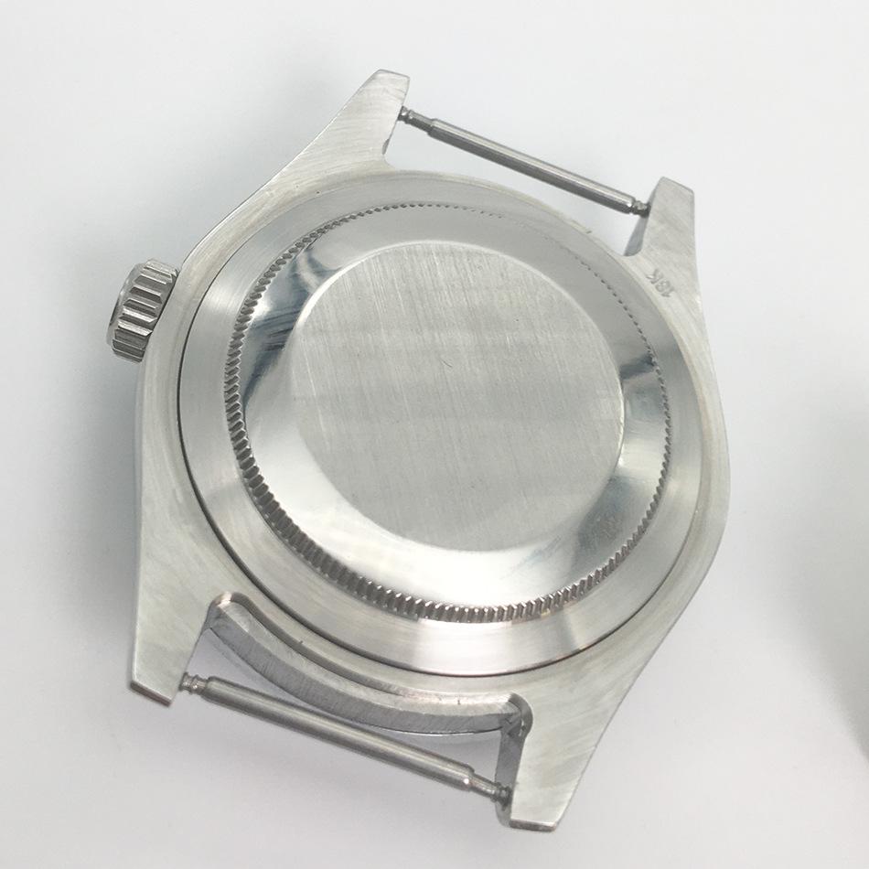 40mm Men's Mineral Glass Watch Accessories with Date Window for Pearl 2813 Movement