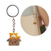 Happy Cats Keychain Small Key Holder Lovely Stylish Pendant for Versatile Daily Accessories Backpack and Gifts  Ornament