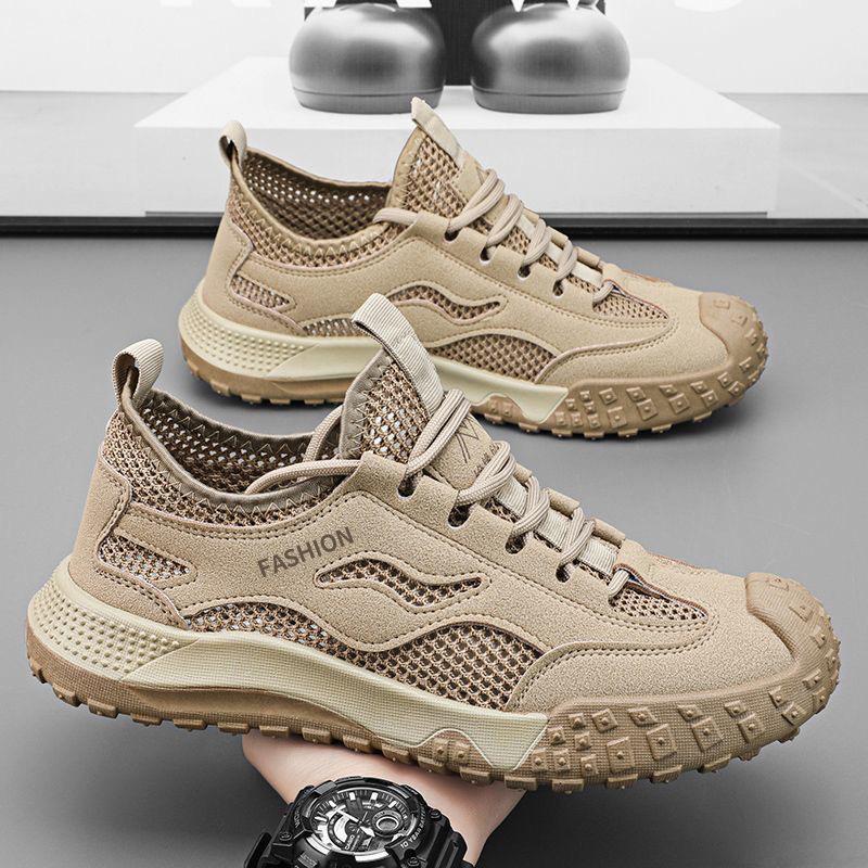Fashion 2025 Summer Breathable Sports Anti Slip Wear-resistant Casual Outdoor Work Board Shoes