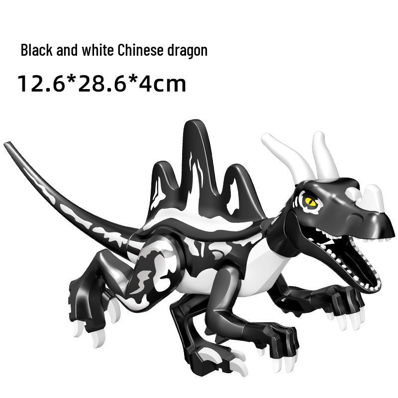 Строительные блоки динозавров юрского периода: Собранный T. Рекс, Брахиозавр, Карнотавр, Дилофозавр