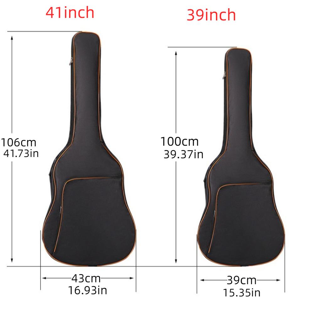 Чехол для бас-гитары с двумя плечами, чехол для гитары 39/41 дюйма, сумка для гитары, рюкзак для музыкальных инструментов