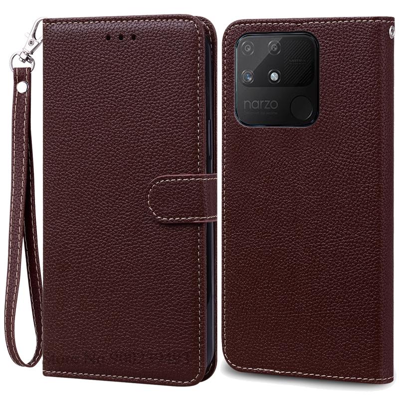 Narzo 50A чехол для Realme Narzo 50A чехол-кошелек кожаный флип-чехол для Realme Narzo 50A чехол телефонная книга чехол Coque Fundas