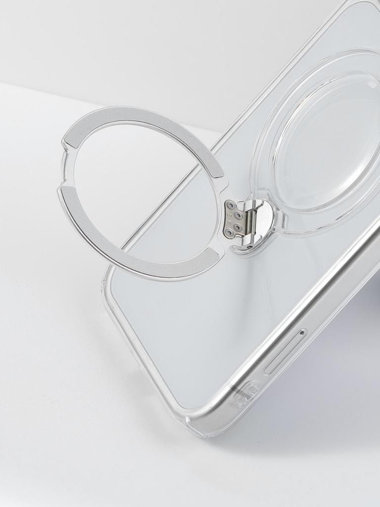 iPhone 17 Pro Магнитный прозрачный чехол 360° с вращением - Полное покрытие