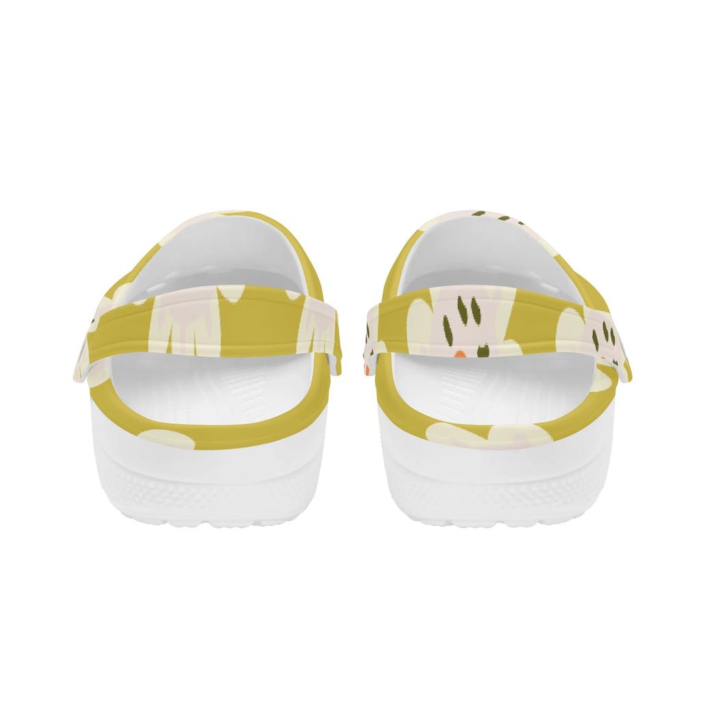 Cute Printed EVA Clogs Unisex Breathable Lightweight Slip On Casual Shoes Comfortable Summer Sandals Lightweight Daily Wear