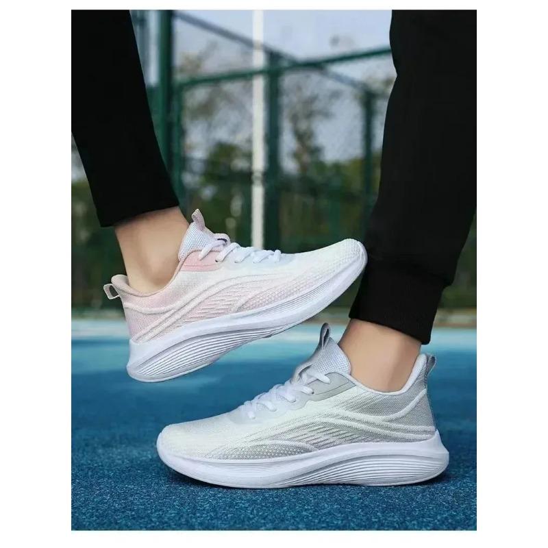 Бег для отдыха, противоскользящая походная обувь, сетчатая дышащая спортивная обувь для женщин, спортивная обувь для пар