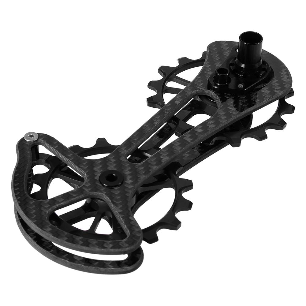 16T велосипедный керамический подшипник жокей-шкив набор колес из углеродного волокна с ЧПУ задние переключатели направляющие