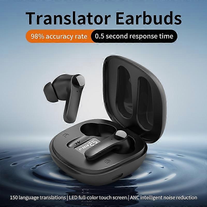 B11 Smart Voice Translation Earbuds Noise Reduction Bluetooth-compatible In Ear Headphones - White