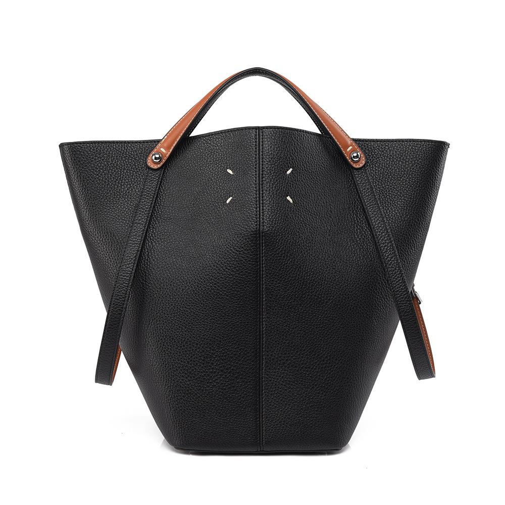 Ручная Сумка-Ведро, Новая Модная Сумка, Женская Вместительная Осенне-Зимняя Сумка-Тоут, Высококачественная Ручная Сумка для Поездок на Работу