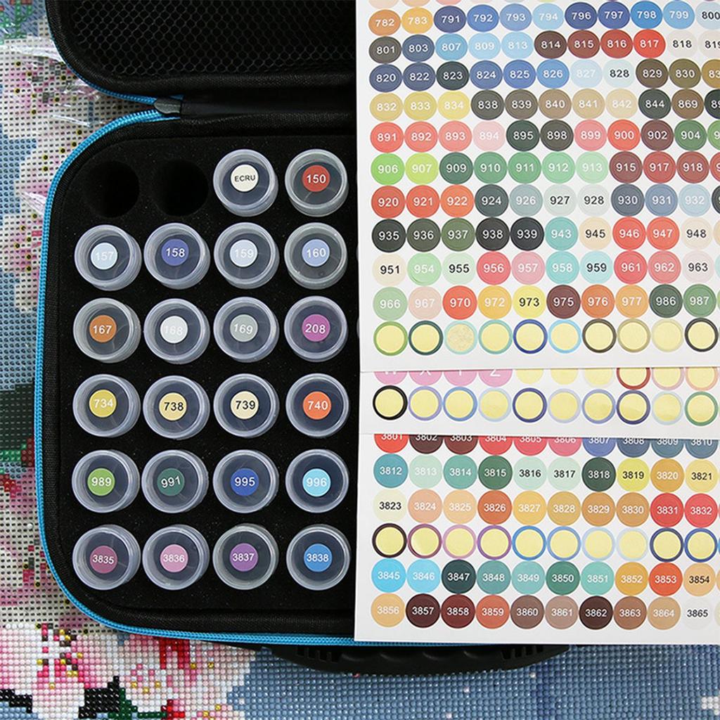 Universal Color Number Label Stickers Organizer 447 Labels Art Diamond drawing Colorful DMC