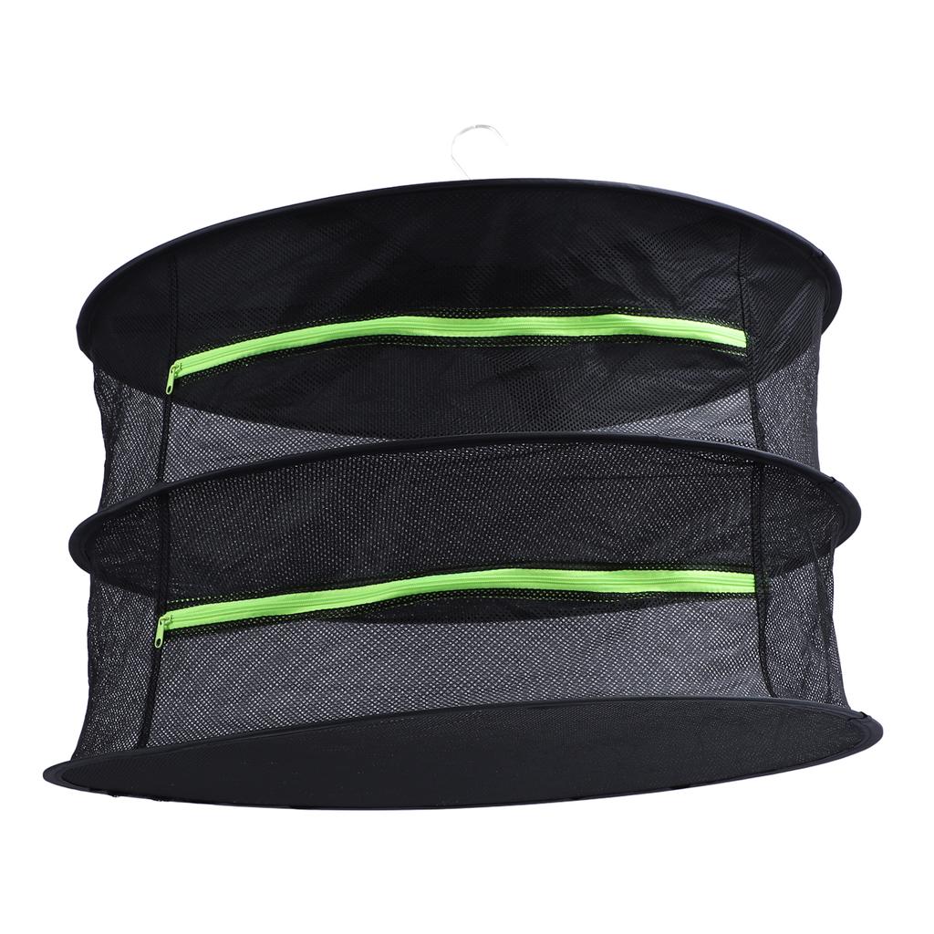 Стойка для сушки трав с застежкой-молнией, многослойная многоцелевая подвесная сетка для сушки растений для выращивания