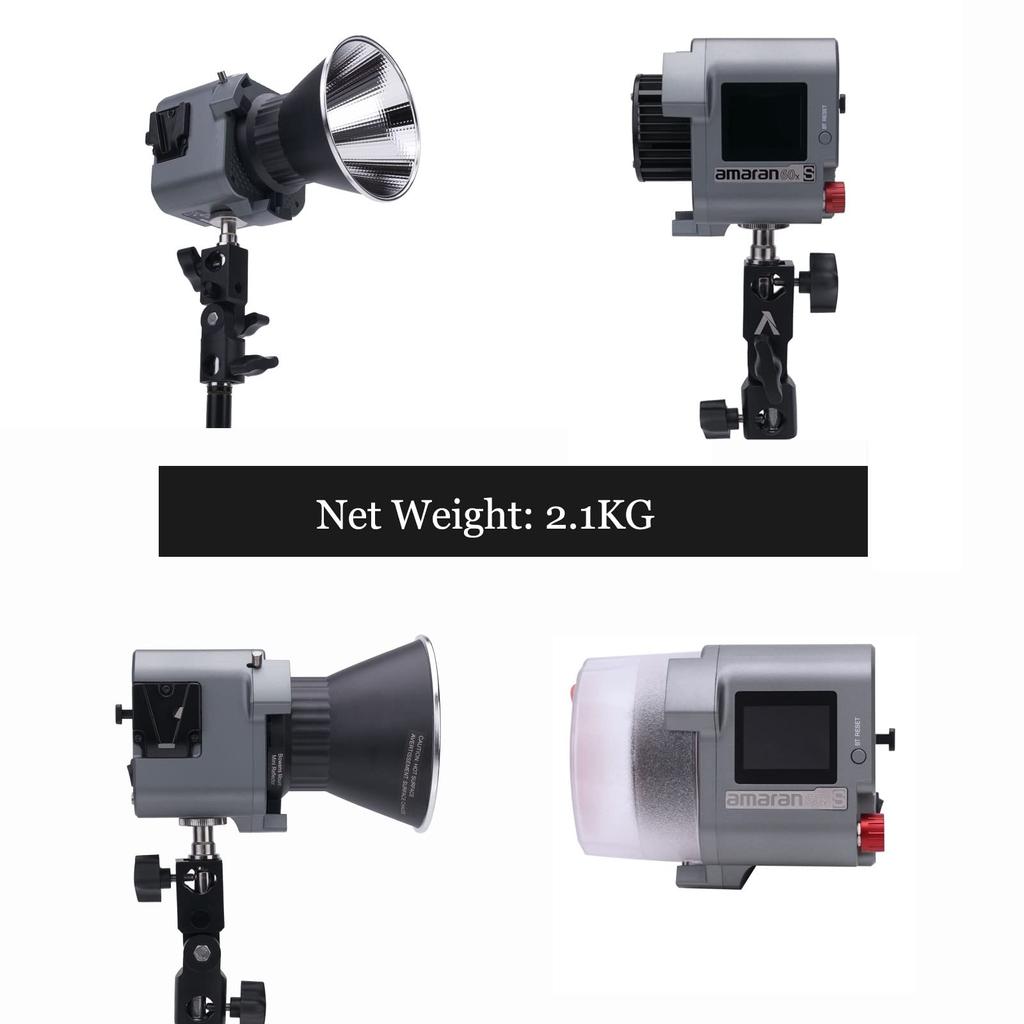 Aputure Amaran 60x S небольшой светодиодный видеофотосветильник с цветовой температурой 65 Вт и приложением Bowens Mount Control, блок питания для фотосъемки