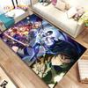 Genshin Impact Cartoon Game Area Rug, ковер для дома, гостиной, спальни, дивана, дверного коврика, кухонного декора, детский нескользящий напольный коврик