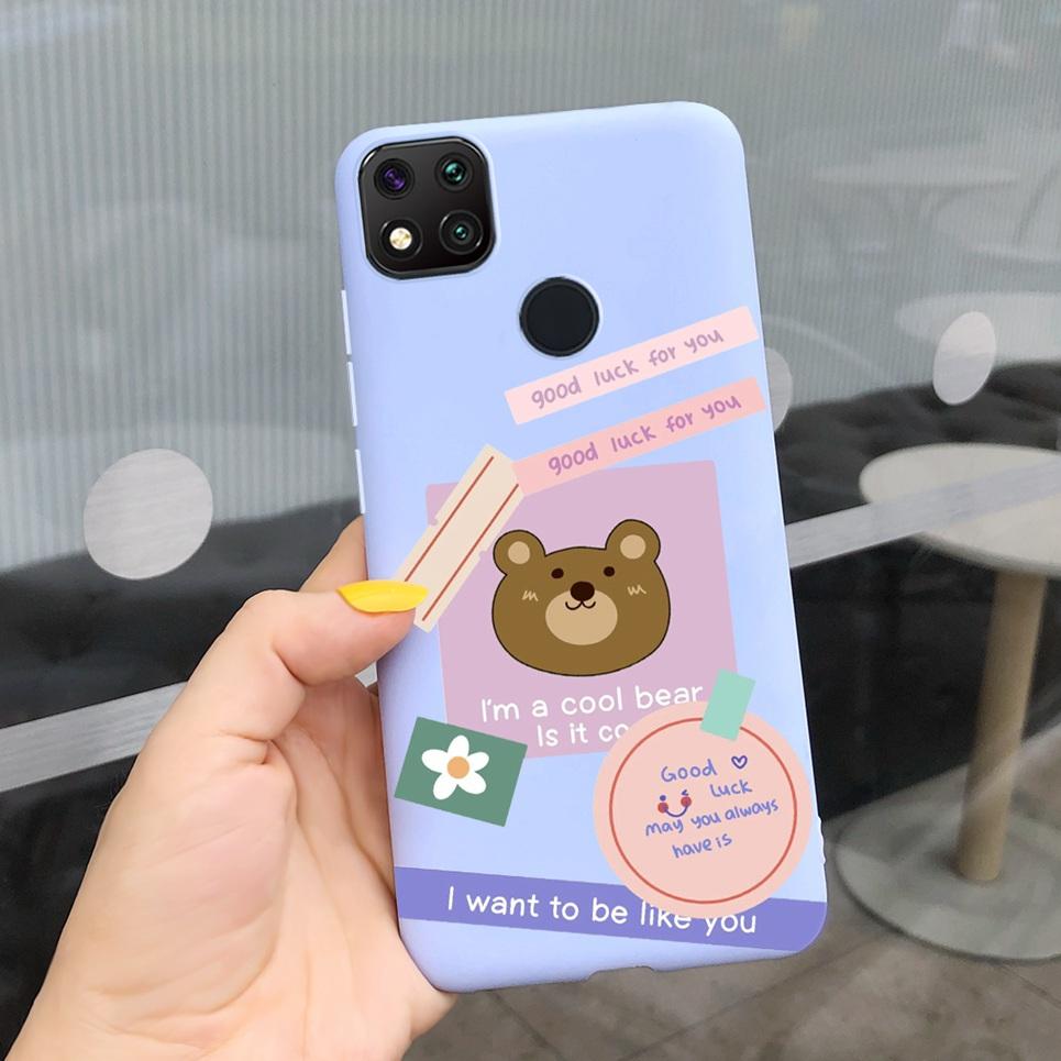 Чехол для телефона с рисунком Сердце Любви для пары Для Xiaomi Redmi 9C Чехол Мягкий на ощупь Силиконовая Крышка Для Xiaomi Redmi 9C NFC 9 C Задняя крышка Capas