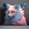 High-value Fox Cat Pillowcase Car Ornaments Office Living Room Sofa Home Pillowcase