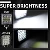 RXZ 102W lightbar Spotlight LED Work Light Bar Car For Tractor SUV Truck Driving Fog Lamp 3030 LED 34SMD Headlights LED LIGHTBA