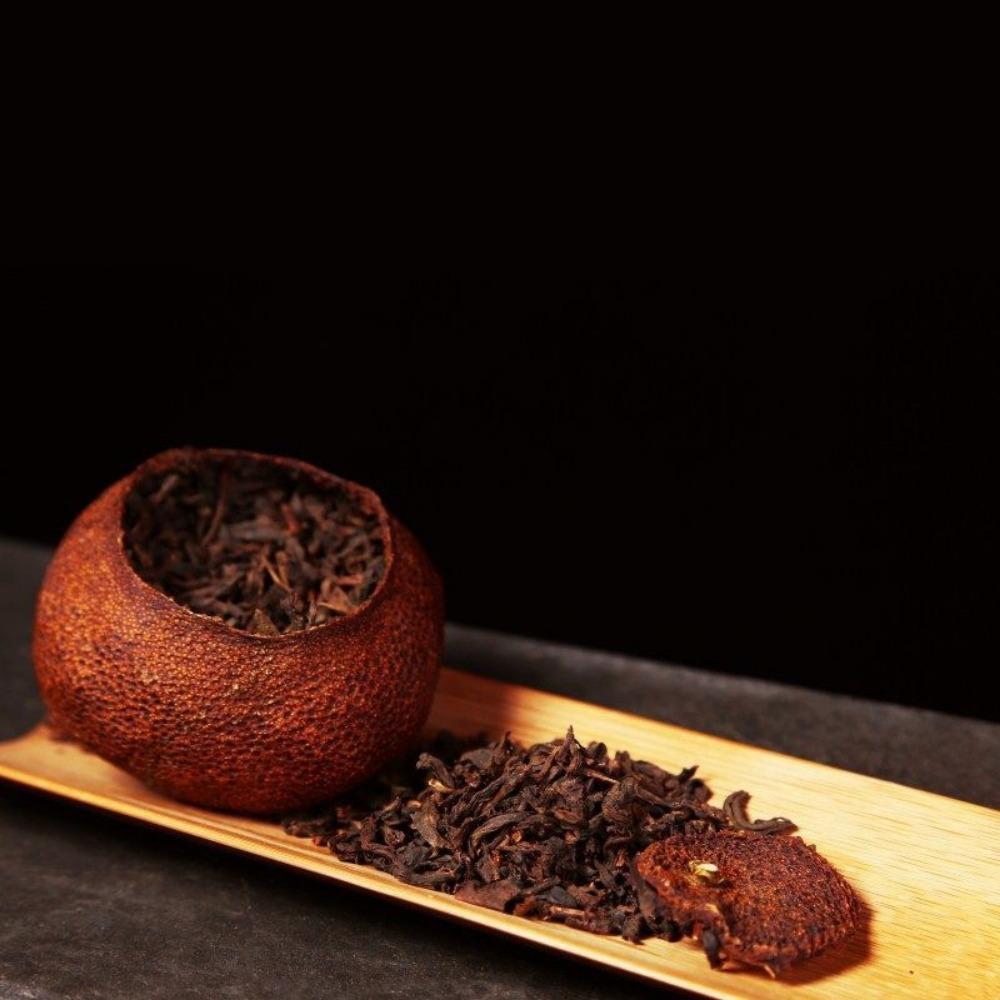 Tangerine peel Pu'er tea ripe tea big red tangerine pu'er tea5-10years bulk 250g