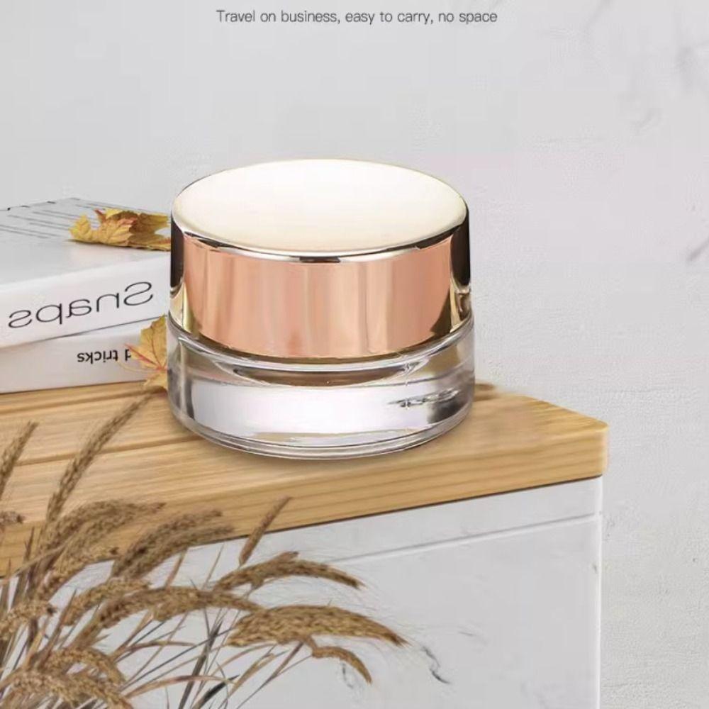Black Gold Eye Cream Pots Mini Face Cream Packaging Bottle Makeup Jar for Skin Care