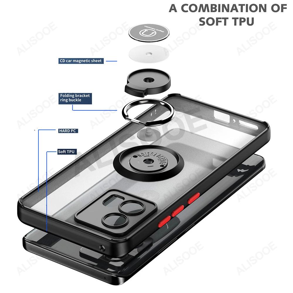 Чехол funda для Motorola Edge 50 Fusion 40 Pro 30 Ultra Neo G85 G84 G54 G14 G24 G34 Чехол с кольцом-подставкой Capa для Moto G53 G23 G13 Обложка