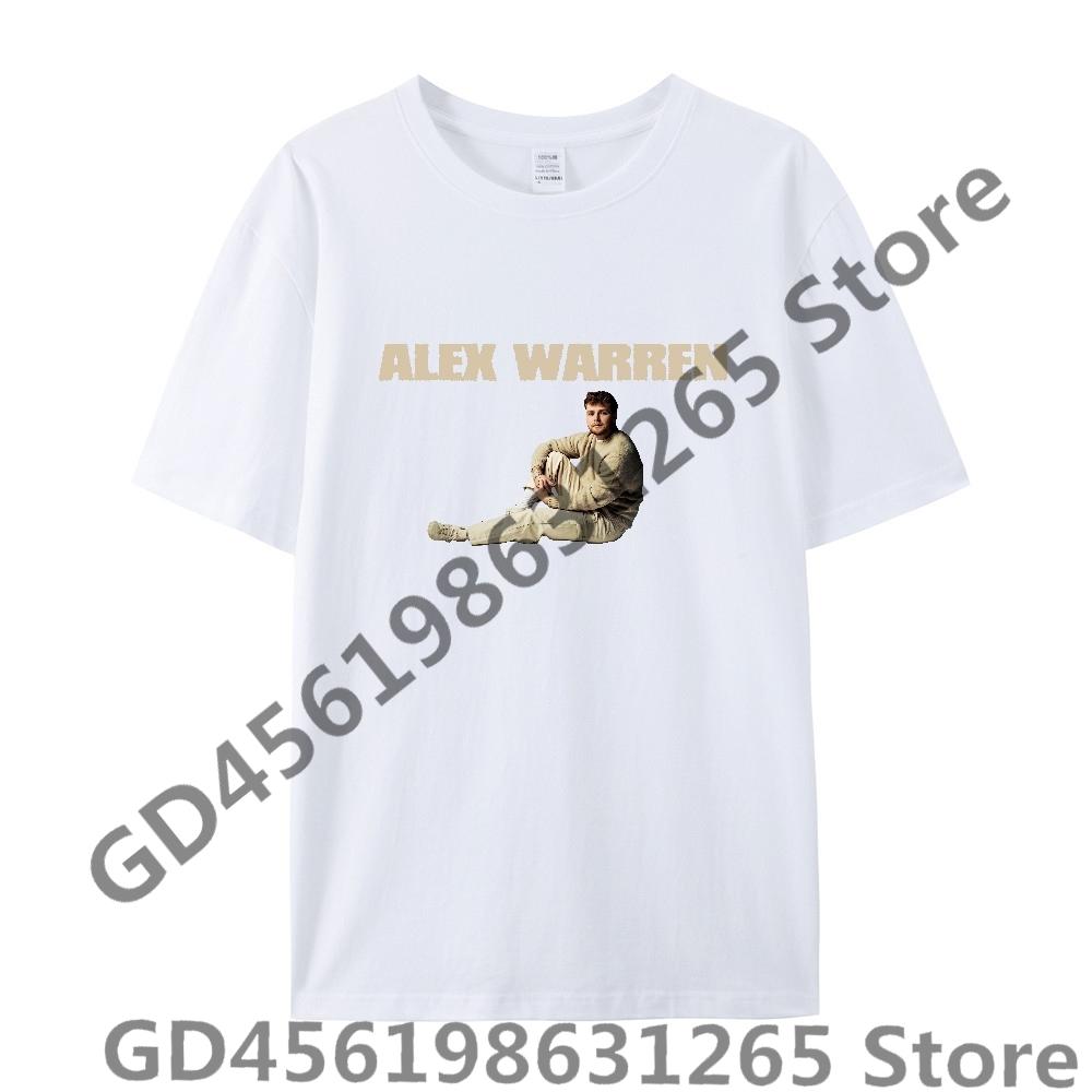 2025 Alex Warren T shirt UnisexWomen Harajuku Kawaii Tops Y2k Unisex Anime Tees Fashion Tops Casual Boysgirls Clothing