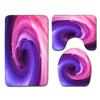 Gradual Change Pattern Toilet Floor Mat Three-Piece Bathroom Three-Piece Carpet Door Mat