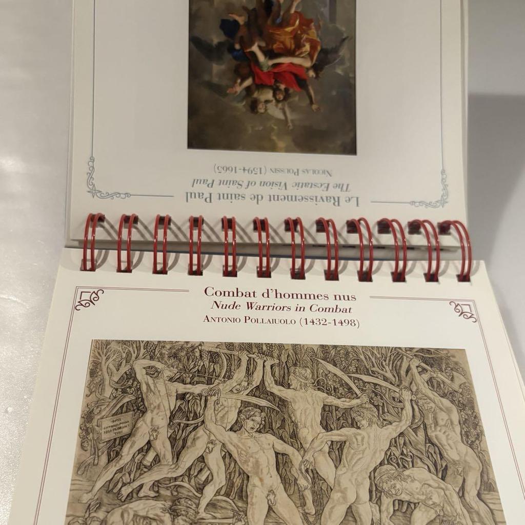 [ИСПОЛЬЗУЕТСЯ] Художественная книга Музея дю Лувр 2019, фотокнига, двуязычный календарь