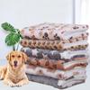 Soft Pet Dog Bed Fleece Pad Winter Warm Cat Blanket Bed Mat for Puppy Dog Cat Sofa Cushion