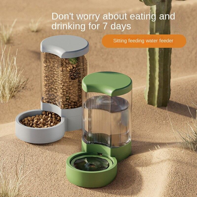 Диспенсер для воды для кошек Автоматическая кормушка для собак Миска для воды Бассейн для еды Артефакт с водой Не мокрый рот Товары для домашних животных Диспенсер для воды.