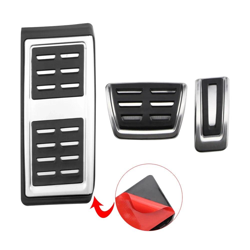 Чехол на педаль из нержавеющей стали для Volkswagen VW Golf 7 8 GTi MK7 Polo A05 Passat B8 Skoda Kodiaq Rapid Octavia 5E 5F A7 2014-2023
