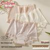 Oudifen New Chinese Style Mulberry Silk Crotch Antibacterial Women's Panties (3-Pack)