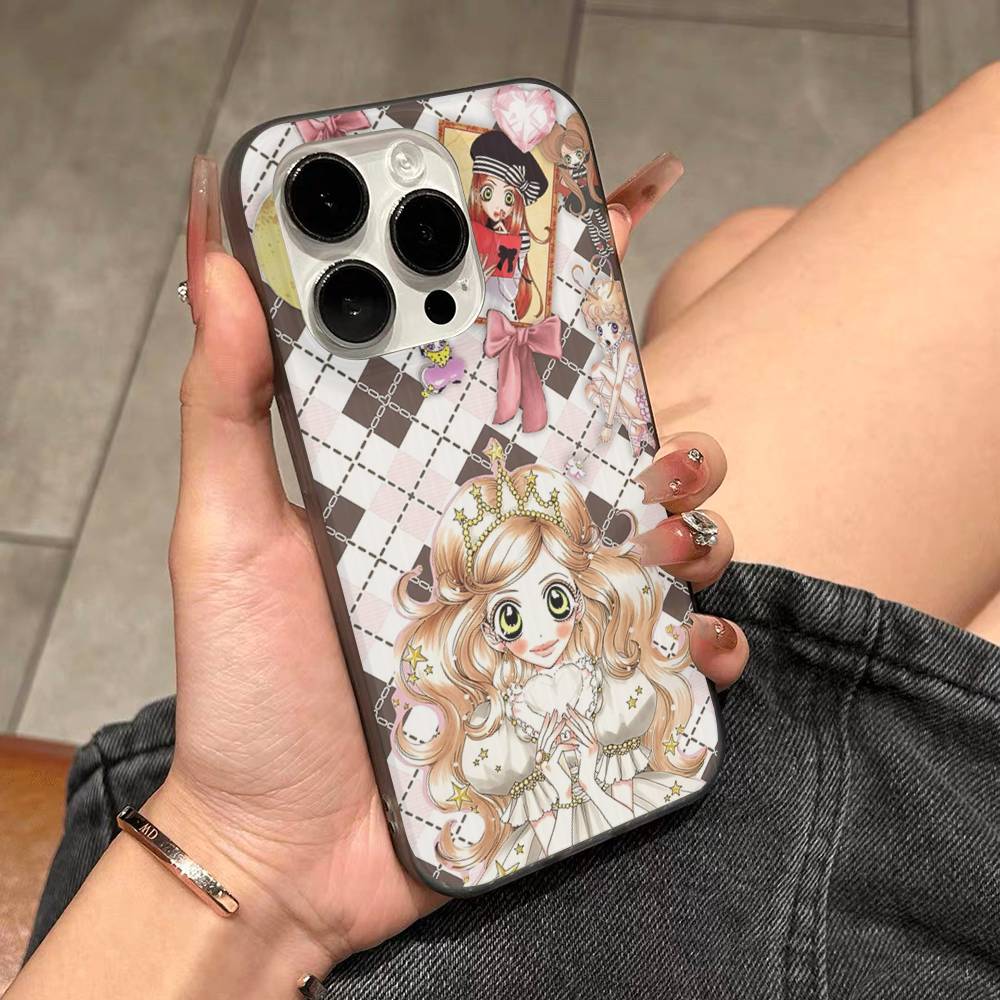Anime Sugar Sugar Rune Phone Case For IPhone 17 16 15 14 13 12 11 Pro Max Plus Pro Stripe Soft Cover