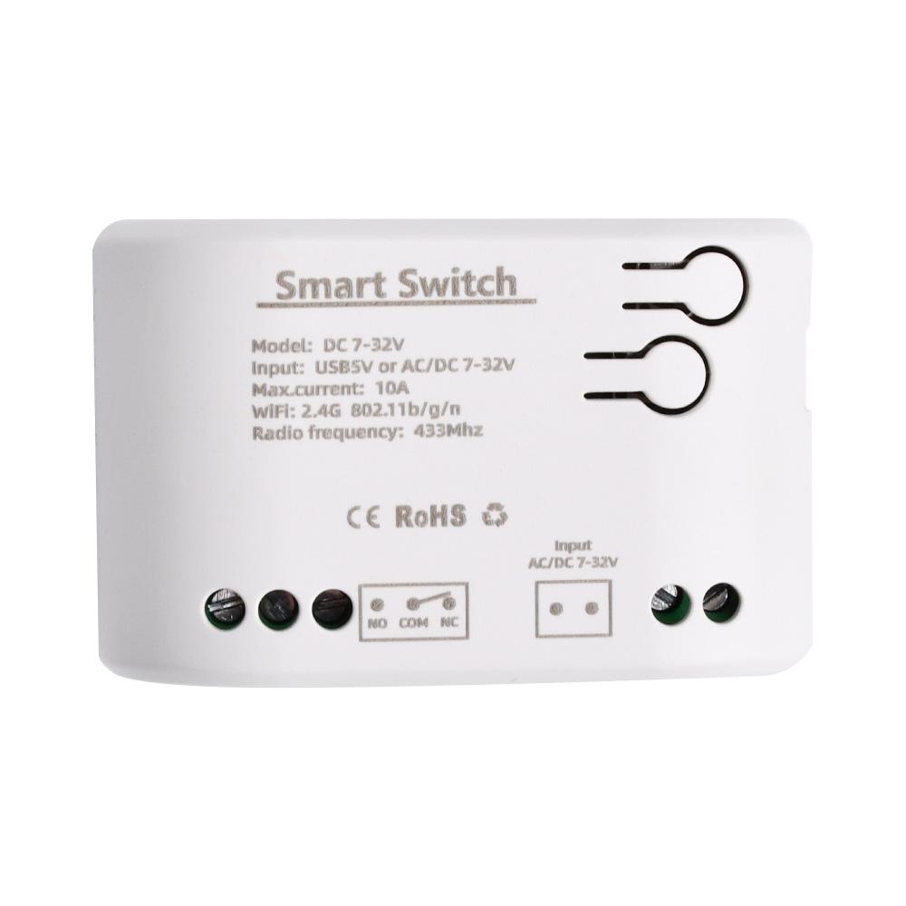 10A 1 way 4 way Wifi Relay Module DC5V DC12V for eWeLink APP Remote Control Self-lock Wireless Delay Relay 5VUSB Interface