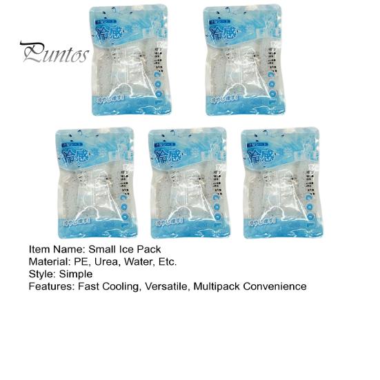 5 шт. мультфильм охлаждающий небольшой пакет со льдом мгновенные холодные пакеты одноразовые мешки со льдом длительный холодный герметичный контейнер для воды для путешествий и спорта