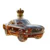 Горячая Распродажа Современный Дизайн Автомобиль Бутылка для Виски Прозрачная Бутылка для Виски Узор в Форме Полицейской Машинки Печать Пустой Стеклянный Декантер