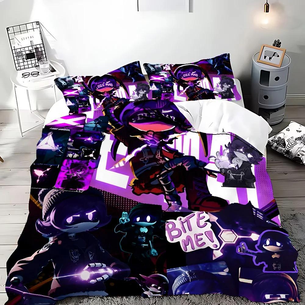 Cartoon Murder Drones Duvet Cover Pillowcase Bedding Set Adult Boy Girl Bedroom Decoration Children Single Double Large Size