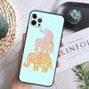 Cute Elephant Cartoon Phone Case For iPhone 15 14 13 12 11 16 Pro Max Plus Mini 7 8 X XS Max XR Back Cover Shell