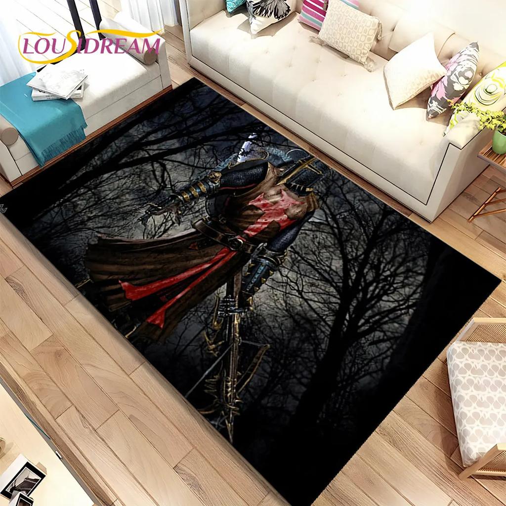 Коврик для игровой зоны Cavalier Knight Templar Crusaders, ковер для дома, гостиной, спальни, дивана, коврик для двери, нескользящий напольный коврик