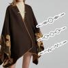 Anti Slip Collar Clip Alloy Sweater Clasp New Cloak Buckle Women