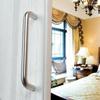 2pc Stainless Steel U Type Door Handles Dresser Knobs Kitchen Cabinet Knobs and Handles for Furniture Hardware Diameter 8mm