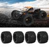 4Pcs RC Car Wheels Tires Accessory for ZD Racing Large Foot 1/8 Model Car 170x103mm