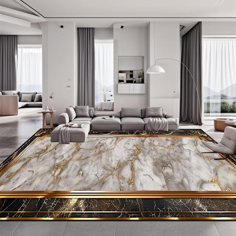 Роскошный скандинавский ковер большой площади для гостиной, дивана, кофейного столика, декоративный ковер для дома, спальни, холла отеля, нескользящий напольный коврик