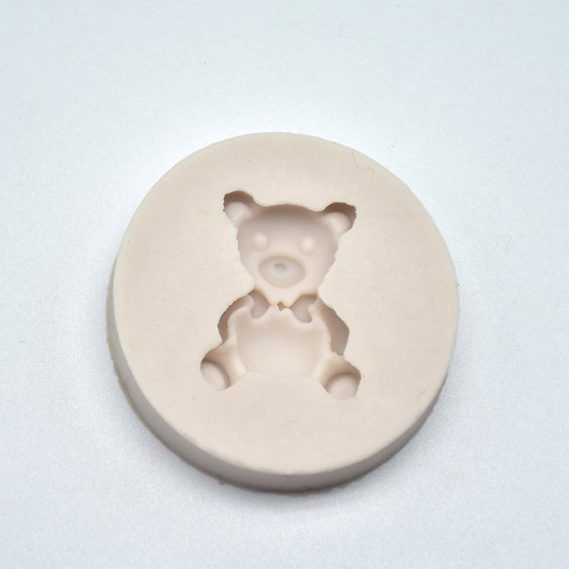 1 шт. силиконовая форма в виде медведя, мини-форма для помадки, инструменты для украшения торта, форма для шоколада