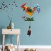 Wind Chimes Decorative Shape Windchimes Hanging Pendant Glass Cock Bell for Decorating