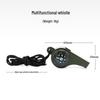 Multifunctional Outdoor Whistle with Compass and Thermometer