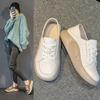 Новые туфли медсестры на толстой подошве, увеличивающие рост, ретро, дышащие и повседневные туфли-одинарки